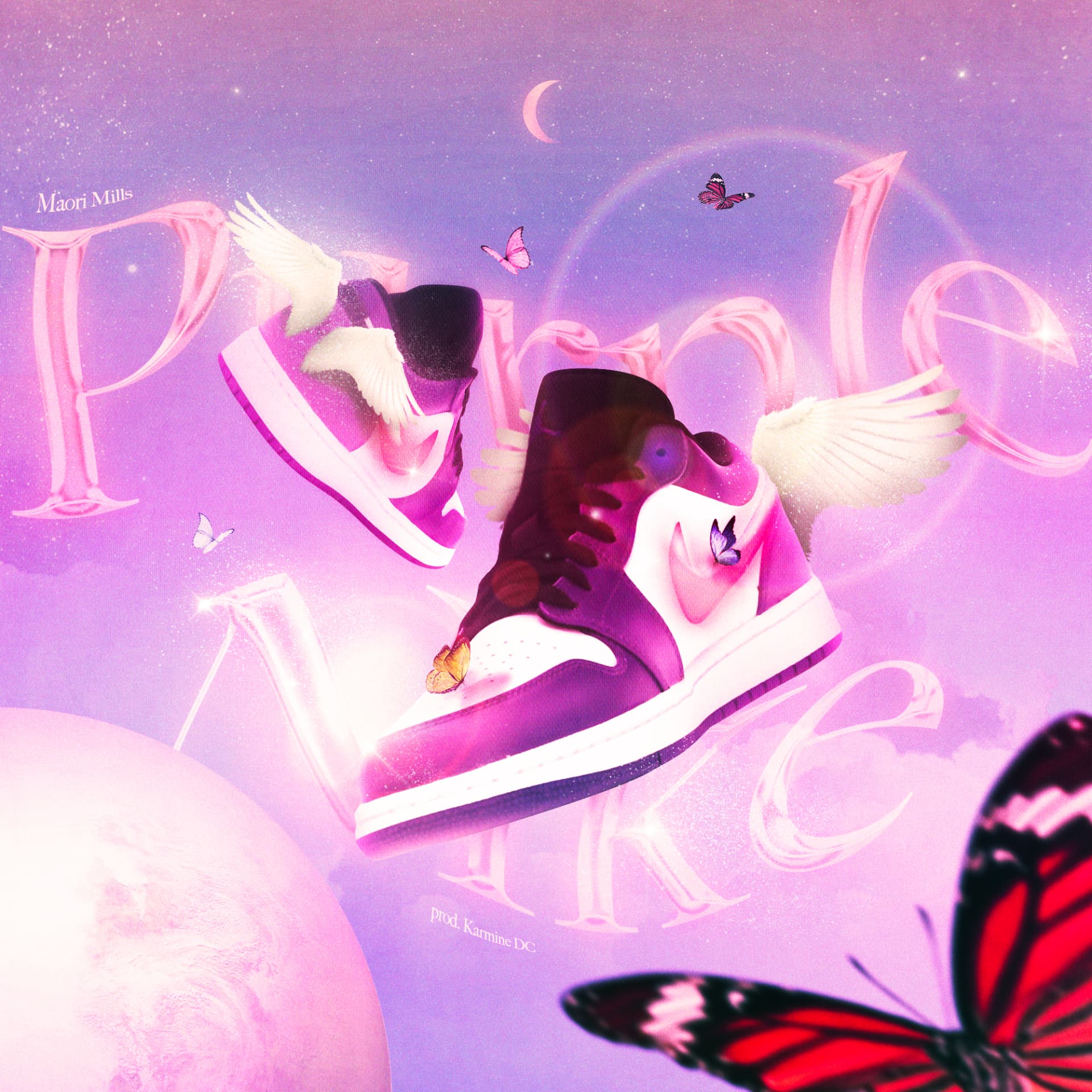 Maori Mills — Purple Nike
